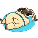 😭-Mr. Pug, Telegram Sticker