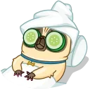 💆‍♂️-Mr. Pug, Telegram Sticker