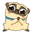 ☺️-Mr. Pug, Telegram Sticker