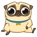 😕-Mr. Pug, Telegram Sticker