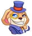 😀-Mr. Pup, Telegram Sticker