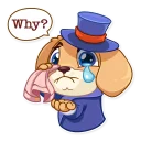 😭-Mr. Pup, Telegram Sticker