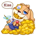 😗-Mr. Pup, Telegram Sticker