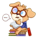 🤔-Mr. Pup, Telegram Sticker