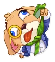 😵-Mr. Pup, Telegram Sticker