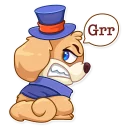 😠-Mr. Pup, Telegram Sticker