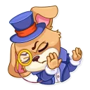 🙁-Mr. Pup, Telegram Sticker