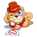 😍-Mr. Pup, Telegram Sticker