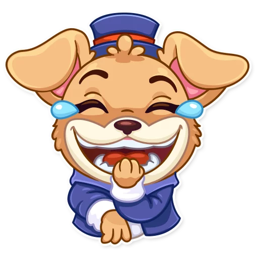 Mr. Pup, telegram sticker