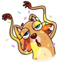 🎉-Mr. Raccoon, Telegram Sticker