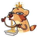👍-Mr. Raccoon, Telegram Sticker