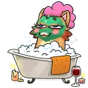 💆‍♀️-Mr. Raccoon, Telegram Sticker