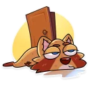 😪-Mr. Raccoon, Telegram Sticker