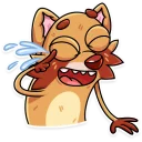 😂-Mr. Raccoon, Telegram Sticker