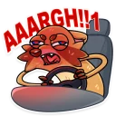 🤬-Mr. Raccoon, Telegram Sticker