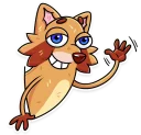👋-Mr. Raccoon, Telegram Sticker