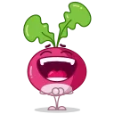 😂-Radical Radish, Telegram Sticker