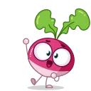 👋-Radical Radish, Telegram Sticker
