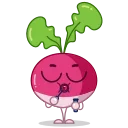 😘-Radical Radish, Telegram Sticker