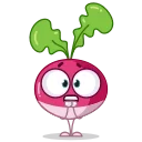😨-Radical Radish, Telegram Sticker