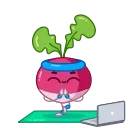 🧘‍♂️-Radical Radish, Telegram Sticker