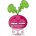 🤐-Radical Radish, Telegram Sticker