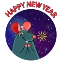 🎄-Mr. Rat, Telegram Sticker