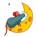 😴-Mr. Rat, Telegram Sticker