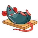 😣-Mr. Rat, Telegram Sticker