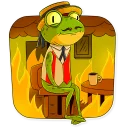 🔥-Mr. Ribbit, Telegram Sticker