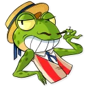 👨-Mr. Ribbit, Telegram Sticker