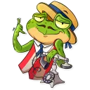 ☎-Mr. Ribbit, Telegram Sticker