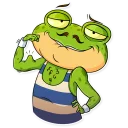 💪-Mr. Ribbit, Telegram Sticker