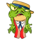 😠-Mr. Ribbit, Telegram Sticker