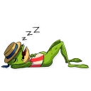 💤-Mr. Ribbit, Telegram Sticker