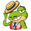 👋-Mr. Ribbit, Telegram Sticker