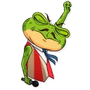 🎤-Mr. Ribbit, Telegram Sticker