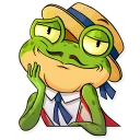 ☺️-Mr. Ribbit, Telegram Sticker