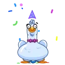 🥳-Seagull Sam, Telegram Sticker