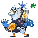 🦠-Seagull Sam, Telegram Sticker