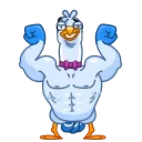 💪-Seagull Sam, Telegram Sticker
