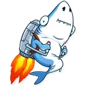 😳-It's a Shark!, Telegram Sticker