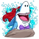 🌊-It's a Shark!, Telegram Sticker