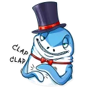 👏-It's a Shark!, Telegram Sticker