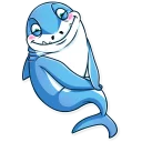 😚-It's a Shark!, Telegram Sticker