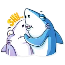 🙊-It's a Shark!, Telegram Sticker