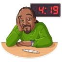 😔-Snoop Dogg, Telegram Sticker