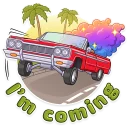 🚗-Snoop Dogg, Telegram Sticker