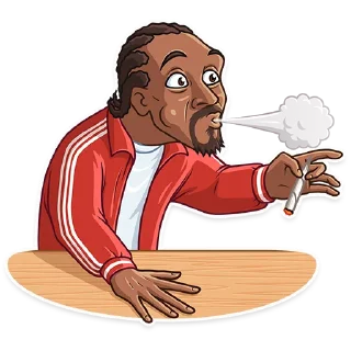 😨-Snoop Dogg, Telegram Sticker
