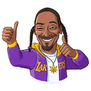 👍-Snoop Dogg, Telegram Sticker